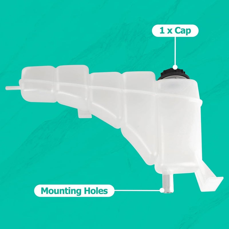 PYHAUTO Engine Coolant Reservoir Tank with Cap 603-213 Compatible with 2000-2005 Excursion,1999-2004 F250 F350 F450 F550 Super Duty,Replace 2C3Z8A080AA,6C358A080AC - Image 3